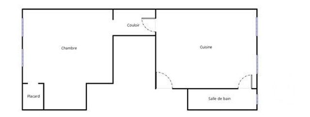 Appartement F2 à louer - 2 pièces - 45.68 m2 - TROYES - 10 - CHAMPAGNE-ARDENNE - Century 21 Martinot Immobilier