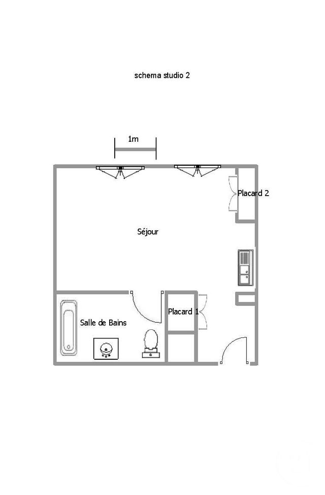 Appartement Studio à louer - 1 pièce - 22.75 m2 - TROYES - 10 - CHAMPAGNE-ARDENNE - Century 21 Martinot Immobilier