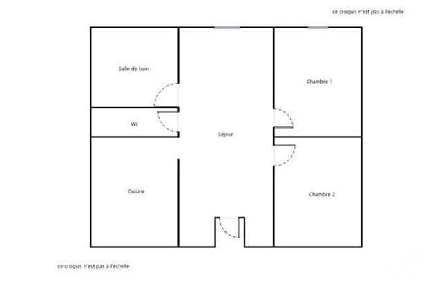 Appartement F3 à louer - 3 pièces - 51.41 m2 - TROYES - 10 - CHAMPAGNE-ARDENNE - Century 21 Martinot Immobilier